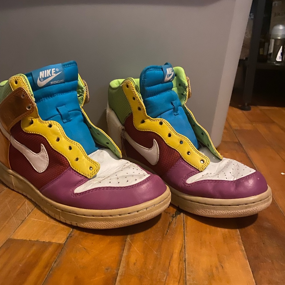 Nike Multicolor High-Top Sneakers - Picture 7 of 7